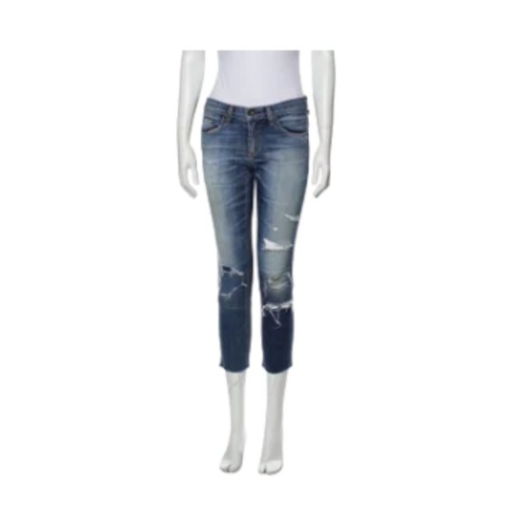 Rag & Bone Mid-Rise Skinny Leg Jeans - Picture 1 of 5
